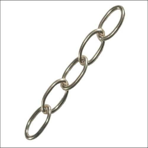Faithfull Oval Chain 2.3mm X 10m Chrome
