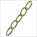 Faithfull Oval Chain 2.3mmx10m Polished Brass