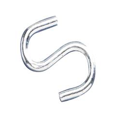 Faithfull S Hooks 3mm Zinc Plated Pack Of 20