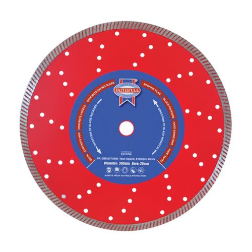Faithfull Turbo Cut Diamond Blade 115 X 22mm