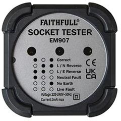 Faithfull Socket Polarity Tester