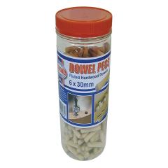 Faithfull Wood Dowels Fluted 30 X 6mm
