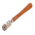 Faithfull Six Wheel Glasscutter - Wood Handle