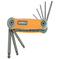 Faithfull Ball End Hexagon Key Folding