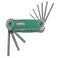 Faithfull Folding Hex Key Set 9 Imperial