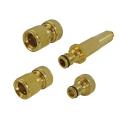 Faithfull Brass Nozzle & Fittings Kit 4 Piece
