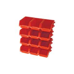 Faithfull 12 Piece Wall Bin Set
