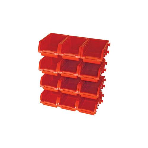 Faithfull 12 Piece Wall Bin Set