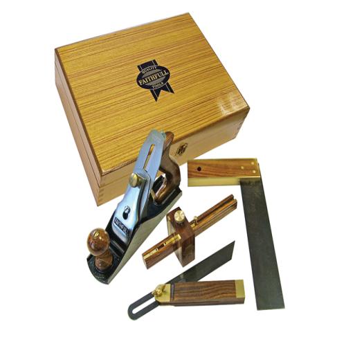 Faithfull Plane & Woodworking Set 4 Piece