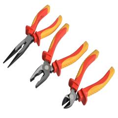 Faithfull 3 Piece Vde Pliers Set With Pouch