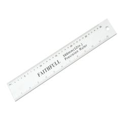 Faithfull Aluminium Rule 300mm / 12in
