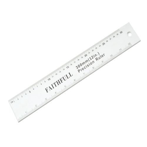 Faithfull Aluminium Rule 300mm / 12in