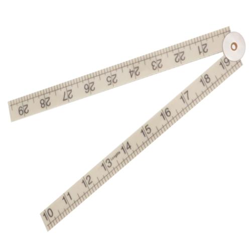 Faithfull Folding Rule White Abs Plastic