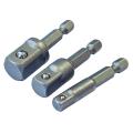 Faithfull Hex To Square Drive Adaptor Set 3