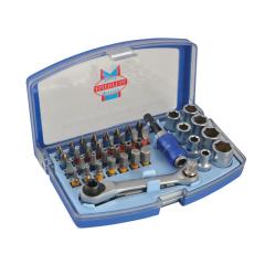 Faithfull Screwdriver Bit & Socket Set 42pcs