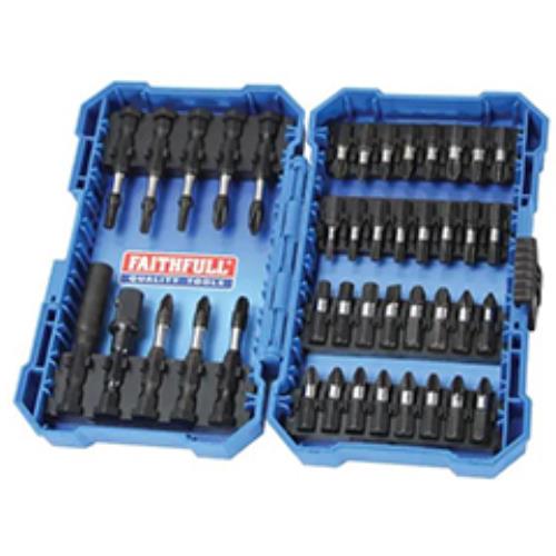 Faithfull 42pc Impact Bit Set