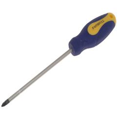 Faithfull Soft Grip Screwdriver Pz2 X 150mm