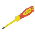 Faithfull Vde Soft Grip Screwdriver Pz1x80mm