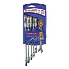 Faithfull 6pc Ratcheting Spanner Set