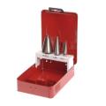Faithfull Hss Taper Drill Bit Set 3 Piece Set