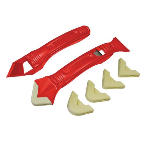 Faithfull Silicone Scraper Kit 2pc