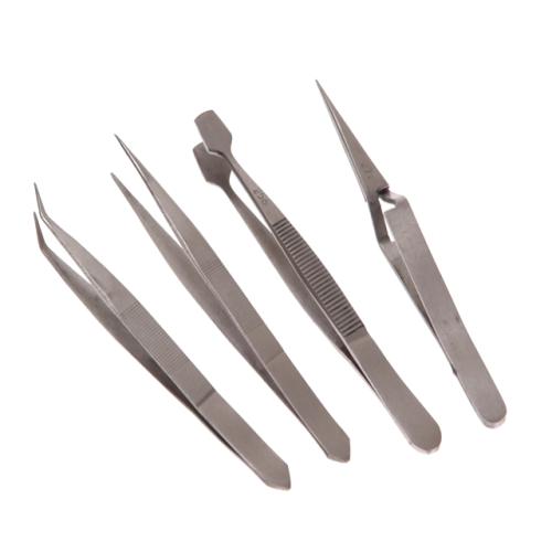 Faithfull Tweezer Set 4 Piece