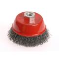 Faithfull Wire Cup Brush 100mm X M14 X 2 Stai
