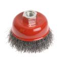 Faithfull Wire Cup Brush 125mm M14 X 2 0.30mm