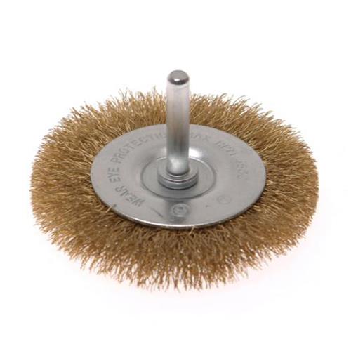 Faithfull Wire Brush 75mm X 0.30 X 6mm Shank