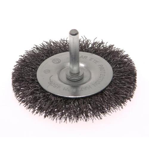 Faithfull Wire Brush 75 X 6mm Shank 0.30mm