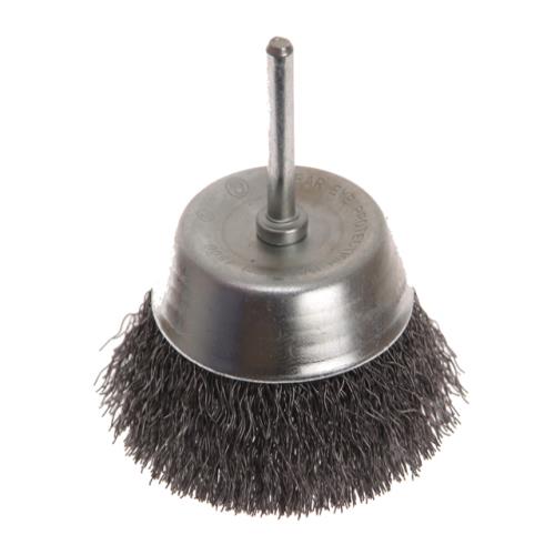 Faithfull Wire Cup Brush 75x6mm Shank 0.30mm