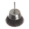 Faithfull Wire Cup Brush 75x6mm Shank 0.30mm