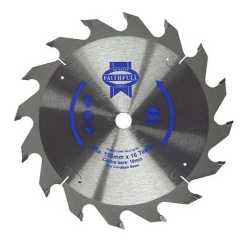 Faithfull Trim Saw Blade 136 X 10mm X 30t