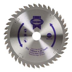 Faithfull Circular Saw Blade 150 X 20mm X 40t