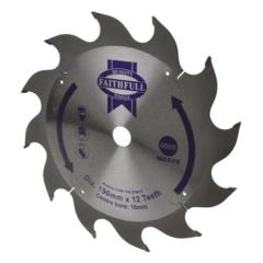 Faithfull Circular Saw Blade 190 X 16mm X 12t