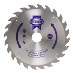 Faithfull Circular Saw Blade 200 X 16/25/30mm