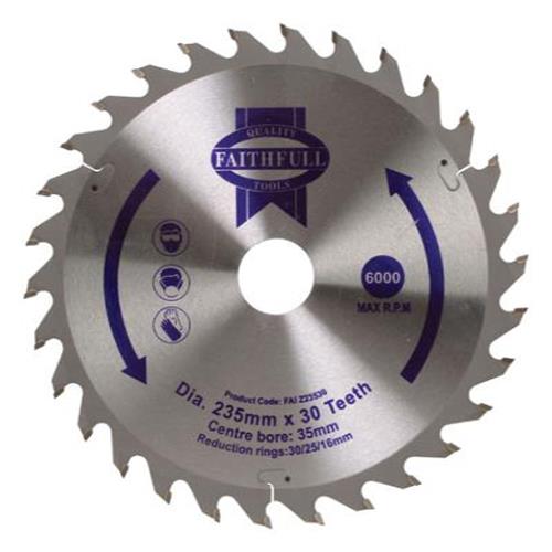 Faithfull Circular Saw Blade 235 X 35mm X 30t