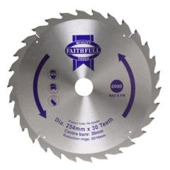 Faithfull Circular Saw Blade 254 X 30t