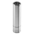 Facom J.19la Deep Socket 3/8 In Drive 19mm