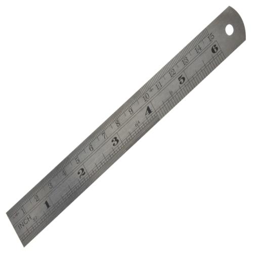 Fisher F106me Steel Rule 150mm / 6in