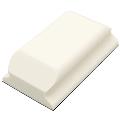 Flexipadshand Sanding Block Shaped White Pur