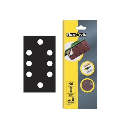 Flexovit 1/3 Sanding Sheets Fine Grit
