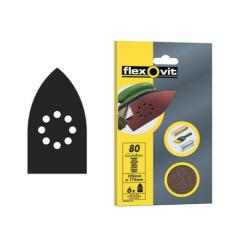 Flexovit Sanding Sheets 105x175mm Medium 80g