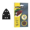 Flexovit Sanding Sheet 95x145mm Assorted Pk 6