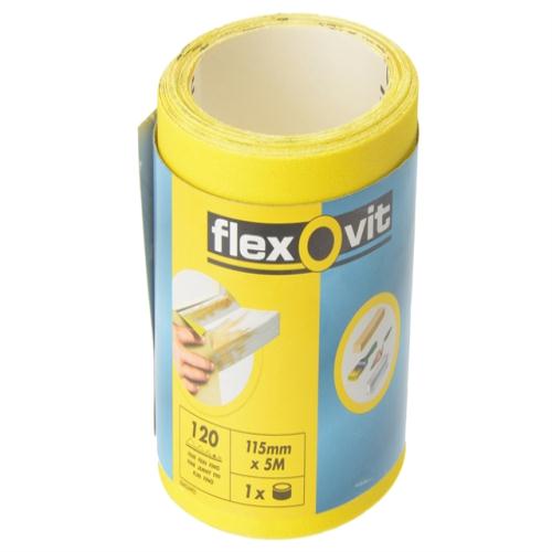 Flexovit Sanding Roll 115mm X 5m 40g