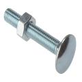 Forgefix Carriage Bolt & Nut Zp M6 X 50