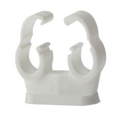 Forgefix Pipe Clip Double Cliplock 15mm