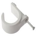 Forgefix Pipe Clip With Masonry Nail 28mm