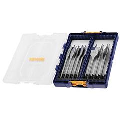 Irwin 4x Blue Groove Wood Flat Bit Set 8pcs