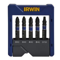 Irwin Impact Screwdriver Pocket Bit Set Of 5